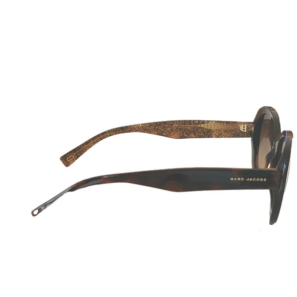MARC JACOBS Women's MARC 261/S DXHHA 56/18/145 Brown & Gold Glitter Sunglasses - Picture 4 of 7